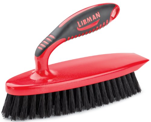 Libman 525 Iron Handle Scrub Brush Red 7.5"x3",PK6
