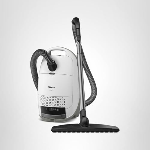 NEW Miele Guard M1 Parquet XL Hard Floor Bagged Canister Vacuum Cleaner with High Suction Power, Designed for Special Care of Hard Floors and Low-Pile Carpet, in Brilliant White