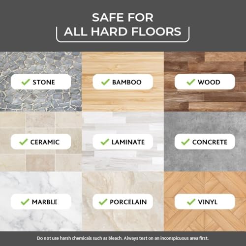 O-Cedar PACS Floor Cleaner, Crisp Citrus Scent – 10 Count | Enzyme-Powered Pods for Streak-Free Cleaning on Wood, Tile & Laminate Floors