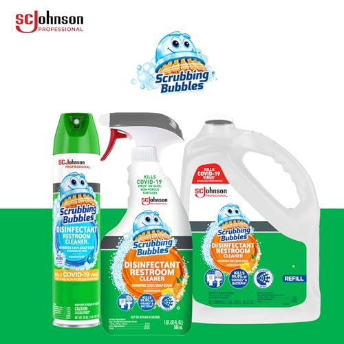 SC Johnson Professional Scrubbing Bubbles Disinfectant Restroom Cleaner, 32oz / Case Qty 8