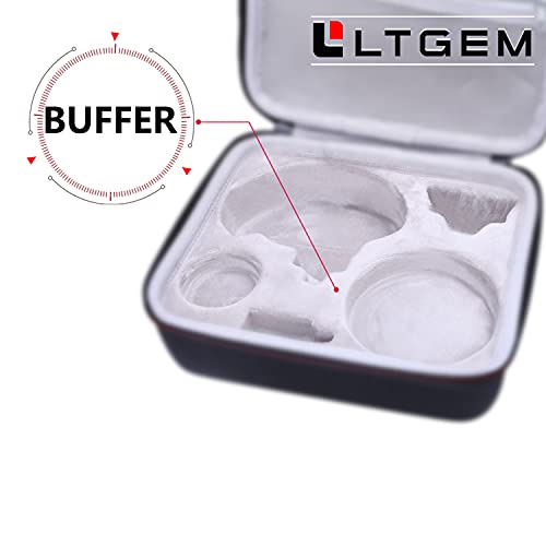 LTGEM EVA Hard Case Compatible with Dremel Versa Cleaning Tool- Grout Brush- Bathroom Shower Scrub- Kitchen & Bathtub Cleaner - Travel - Protective Carrying Storage Bag