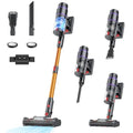 Cordless Vacuum Cleaner, 550W/50Kpa/70Mins Cordless Vacuum Cleaners for Home with Smart Auto Mode/LED Touch Display, Self-Standing Stick Vacuum Rechargeable, Vacuum Cleaner for Pet Hair/Carpet/Floors