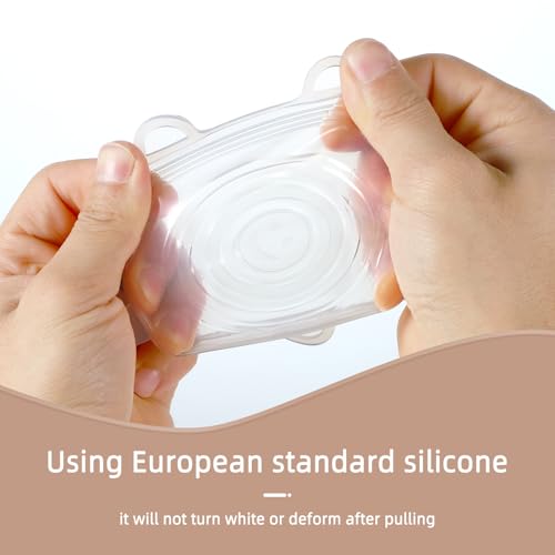 4pcs Lid Cover for Bar Keepers Friend, Transparent Silicone Cap Replacement Lid Accessories Compatible with Barkeepers Friend Cleanser 12oz & 21oz