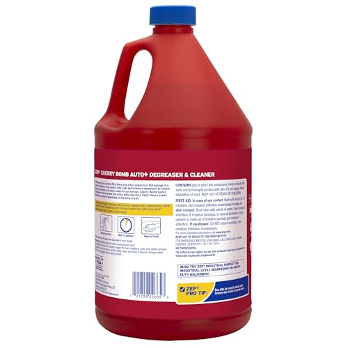 Zep Cherry Bomb Auto+ Degreaser & Cleaner - For Auto, Marine, RV, & Home - 1 Gallon