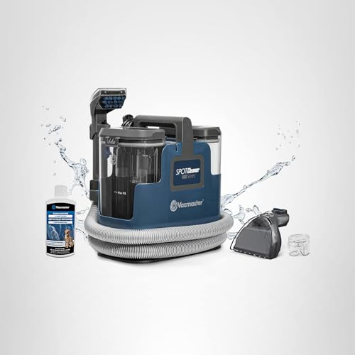 Vacmaster SCB301 400 Series Portable Carpet & Upholstery Spot Cleaner Machine, 15Kpa Power Suction with Versatile Tools for Pets, Area Rugs and Couches