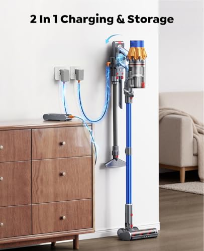 Cordless Vacuum Cleaner with 2 Batteries, 130 Mins/50KPa/600W Stick Vacuum Cleaners for Home with 3.3Ft Hose, Sofa Brush, TouchScreen AUTO-Mode, Wall Mount Charging, Scented, for Floor/Carpet/Pet Hair