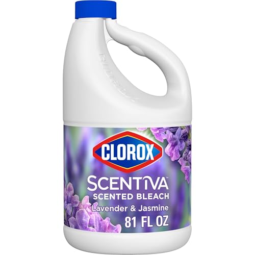 Clorox Scentiva Scented Bleach, Lavender and Jasmine, 81 Fluid Ounces