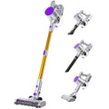 NEWBULIG Cordless Vacuum Cleaner, Removable Stick Vacuum with LED Touch Screen, Self-Standing, 35Mins Runtime, Lightweight Handheld for Pet Hair, Hard Floor, Carpet