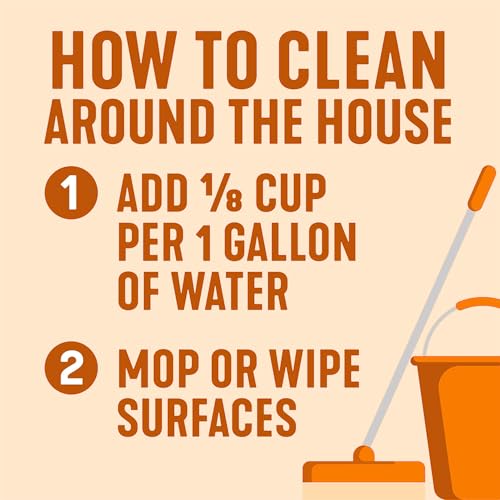 Pine-Sol Mandarin Sunrise Multi-Purpose Cleaner, 4X Cleaning Action, 48oz Pack of 2