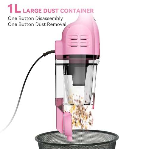 Vazone R6X Corded Stick Vacuum Cleaners for Home, 20Kpa Powerful Suction Stick Vacuum with 16Ft Cord, 2 in 1 Lightweight Handheld Vacuum Cleaner for Hardwood Floor Pet Hair
