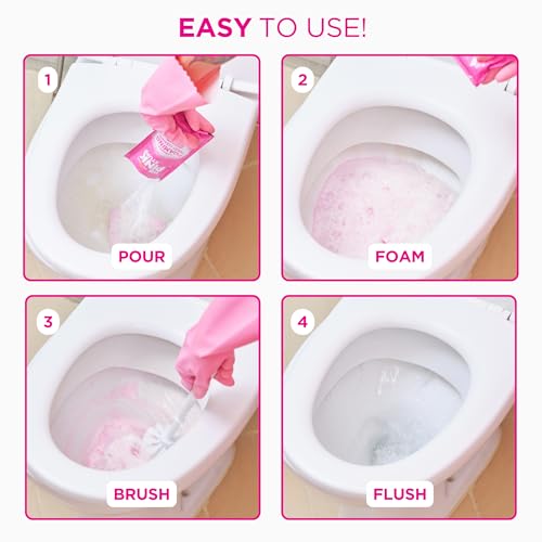 Stardrops - The Pink Stuff - The Miracle Power Foaming Toilet Cleaner - 2 Treatments - Self Activating Pink Foam Pack of 1 (7 Ounce)