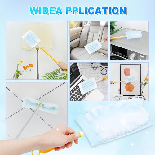 YagoDago Duster Refill Compatible with Swiffer Hand Duster, Unscented Disposable Heavy Duty Duster Refills, Dusters Refills for Cleaning, Blinds & Ceiling Fan, 20 Count (Handle is Not Included)