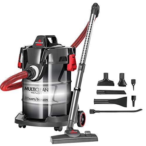 Bissell 2035M MultiClean Wet/Dry Garage and Auto Vacuum Cleaner, Red