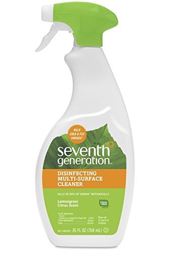 Seventh Generation Botanical Multi-surface Disinfecting Cleaner, Lemongrass Citrus, 26 fl oz (3 pack)