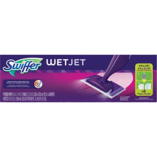 Swiffer WetJet Hardwood floor spray mop starter kit