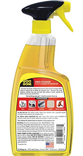 Goo Gone Pro-Power – Surface Safe, Great Cleaner, No Harsh Odors, No Sticky Residue, Can be used on tools and machinery, 24 fl oz