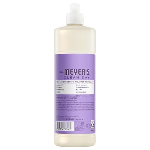 Mrs. MEYER'S Kitchen Set, Dish Soap, Hand Soap, and Multi-Surface Cleaner, 3 CT (Lilac)