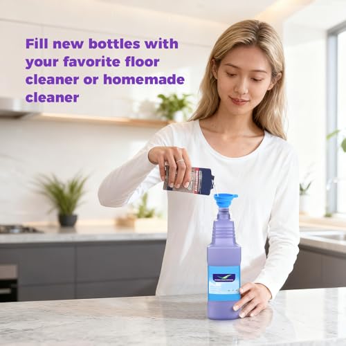 Reusable Bottle for Swiffer Wet Jet Mop, 1250ml / 44 FL OZ Large Capacity Cleaner Solution Bottle