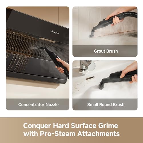DREAME N20 Steam Carpet Cleaner Machine with Steam & Hot Water Wash, Portable Upholstery Cleaner with Self Cleaning, 17Kpa Suction, Perfect for Pet, Car, Auto, Carpet, Rug, Auto-Mix Solution