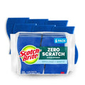 Scotch-Brite Zero Scratch Scrub Sponge, 6 Kitchen Sponges for Cleaning Around the Home, Bathroom & More, Scratch-Free Dish Scrubber, Multi-Surface Safe, Best for Nonstick Pots and Pans