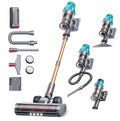 Cordless Vacuum Cleaner 650W/55Kpa, Stick Vacuum Cleaners 70 Mins Max Runtime with Charging Dock, Self-Standing Handheld Vacuum with Touch Display, 6-in-1 Vacuum Cleaner for Carpet/Hard Floor/Pet Hair