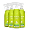Method All-Purpose Cleaner Spray, Lime + Sea Salt - Cuts Grease & Grime on Counters, Glass, Sealed Wood & Floors, for Kitchen & Bathroom, 28 fl oz, 4 pack