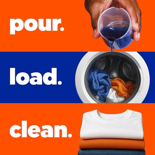 Tide Liquid Laundry Detergent, Original Scent, 125 fl oz, 100 Loads, Boosted Clean Even in Cold Water with Concentrated Washing Soap