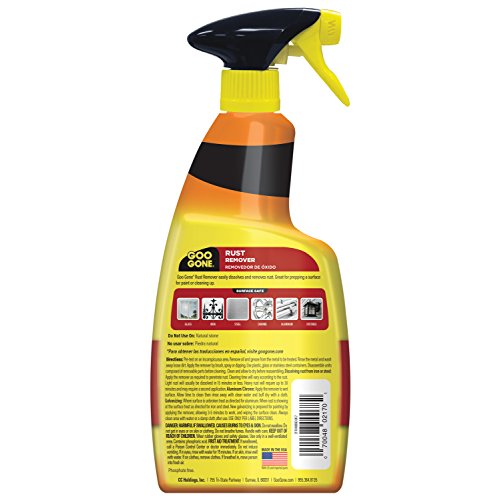 Goo Gone Rust Remover - Outdoor and Indoor Metal Rusting Remover- 24 fl oz