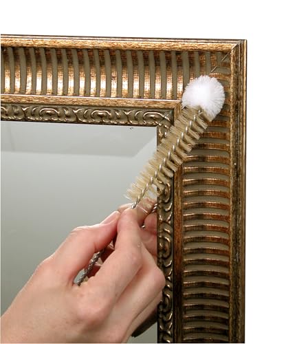 Casabella Glassware Cleaning Brushes with Soft Microfiber Tips, Set of 3