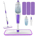 Microfiber Spray Mops for Floor Cleaning - SEVENMAX Dry Wet Floor Mop with Sprayer 3 Washable Pads fit Swiffer Powermop for Hardwood Laminate Tile Wood Vinyl Ceramic Home Kitchen Cleaning