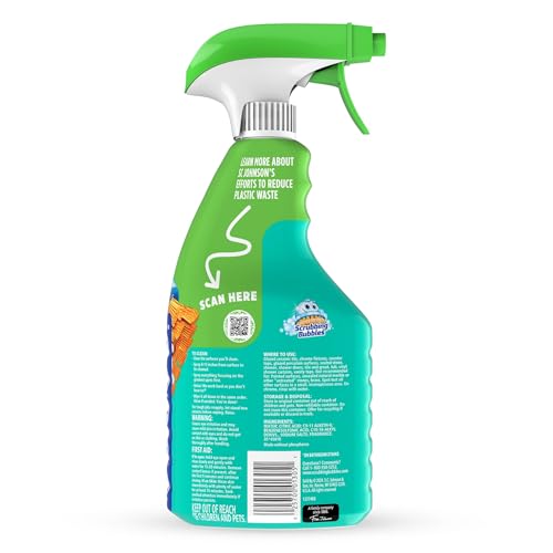 Scrubbing Bubbles Easy Clean Foaming Multipurpose Bathroom Cleaner Spray, Bottle Made from 100% Recycled Plastic, 32 Ounce Spray