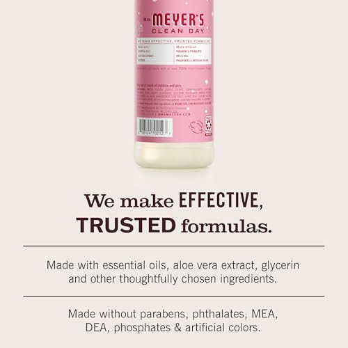 MRS. MEYER'S CLEAN DAY Liquid Dish Soap, Limited Edition Peppermint, 16 fl. oz