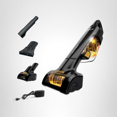 Shark UltraCyclone™ Pet Pro Plus Cordless Hand Vacuum, Powerful Suction, Handheld Vacuum for Car & Home, Pet Power Brush, Crevice Tool, Scrubbing Brush, XL Dust Cup, Black, CH951