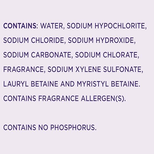 Clorox Scentiva Scented Bleach, Lavender and Jasmine, 81 Fluid Ounces