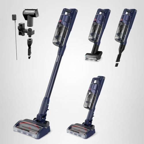 Bissell PowerClean DualBrush 280W Self-Standing Cordless Vacuum, DualBrush & AutoAdapt Tech, Self-Cleaning Brush Roll, Strong Suction, Removeable Battery, Upholstery Tool & Bright Headlights, 4196K