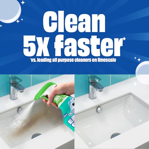 Scrubbing Bubbles Easy Clean Foaming Multipurpose Bathroom Cleaner Spray, Bottle Made from 100% Recycled Plastic, 32 Ounce Spray