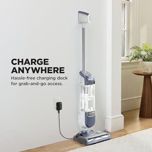 Shark Freestyle Max Cordless Upright Vacuum | Multi-Surface Cleaning, Lightweight, Easy Maintenance | Large Dust Cup, 2-Speed Brushroll, LED Headlights | Nordic Blue | SV2002