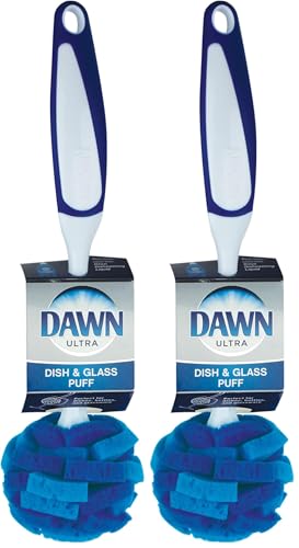 Dawn Ultra Puff Glassware and Dish Cleaning Brush (Pack of 2)