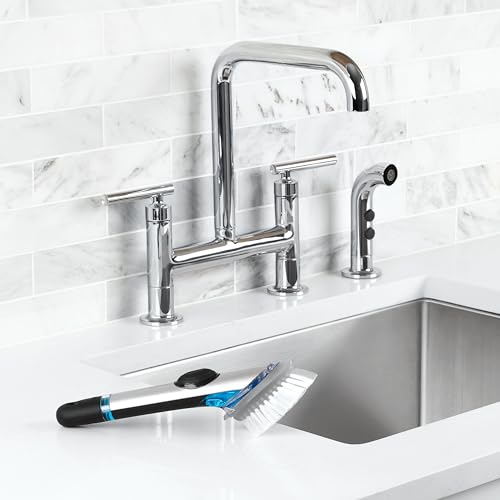 OXO Steel Soap Dispensing Dish Brush, Dish Scrubber