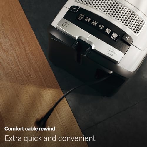 Miele Complete C3 Limited Edition Bagged Canister Vacuum Cleaner with AirClean System, AllTeQ Universal Floorhead, and Parquet Twister Floorbrush, in Tayberry Red