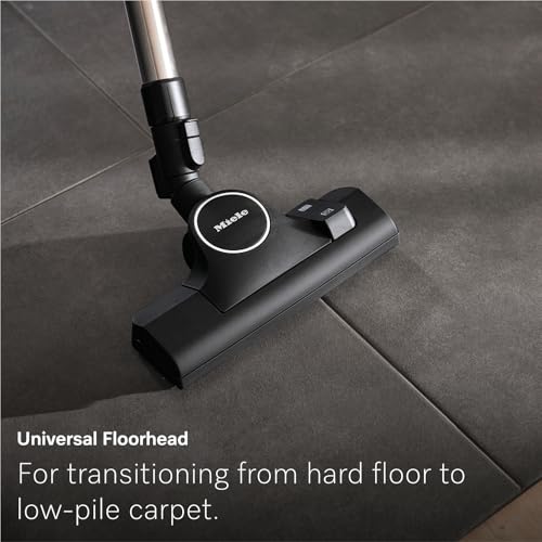 Miele Guard L1 Bagged Canister Vacuum Cleaner with AirClean Filter, Electro Plus Floorhead, AllTeQ Universal Floorhead, LED Display Panel, in Nordic Blue/Space Grey