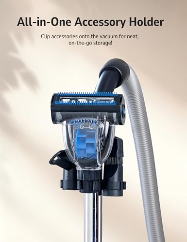 Aspiron Canister Vacuum, Upgraded 1600W Bagless Canister Vacuum Cleaner, Auto Cord Rewind, H13 HEPA Filter, 4Qt Large Capacity, 5 Tools for Hard Floors, Carpet, Pet, Upholstery, Tiles, Purple