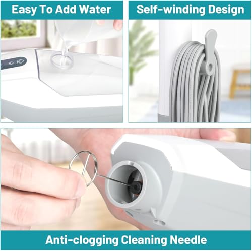 PEEH Steam Mop for Floor Cleaning, 12 in 1 Handheld Steam Cleaner for Home, Floor Steamer for Hardwood Windows Tile Laminate Shutter & Clothes with Attachments (grey)