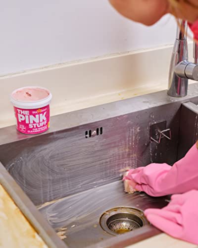 Stardrops The Pink Stuff Cleaning Paste 500g, Multi Purpose Cleaner for Kitchen, Bathroom, Tiles, Glass, Shower, Oven, Sink, Stainless Steel, Removes Grease, Grime & Stains