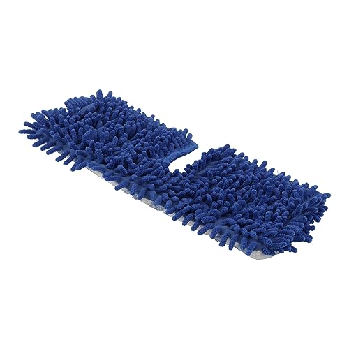 Clorox Ready Flip Spray Mop Refill Pad Machine-Washable Dual-Use Chennille & Microfiber Head, Blue
