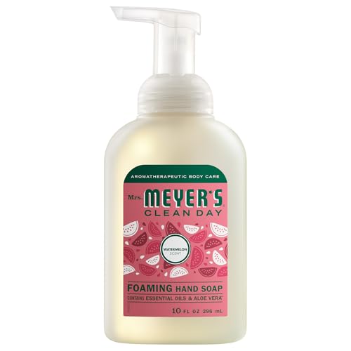 Mrs. MEYER'S Clean Day Foaming Hand Soap, Watermelon Scent (10 Fl oz (Pack of 1))