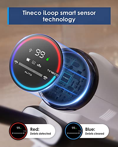 Tineco Corded Wet Dry Vacuum Steam Mop All-in-one, Hardwood Floor Cleaner Great for Sticky Messes, Floor ONE S5 Steam Smart for Hard Floors with Digital Display and Long Run Time