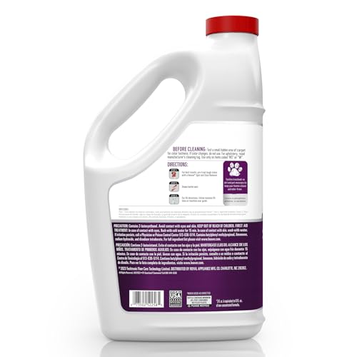 Hoover Pet Carpet Cleaner Solution, 128 oz., Tropical Breeze Scent, Deep Cleaning Shampoo Solution, Eliminates Urine Stains and Odors, Pair Carpet Cleaner Machine