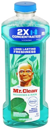 Mr Clean, Liquid Febreze Meadows And Rain Cleaner, 23 Fl Oz