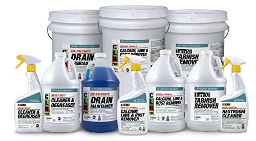 CLR PRO Calcium, Lime and Rust Remover, 1 Gallon Bottle (Pack of 2)